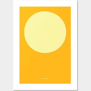 Circular - Crayola Lemon Yellow Posters and Art